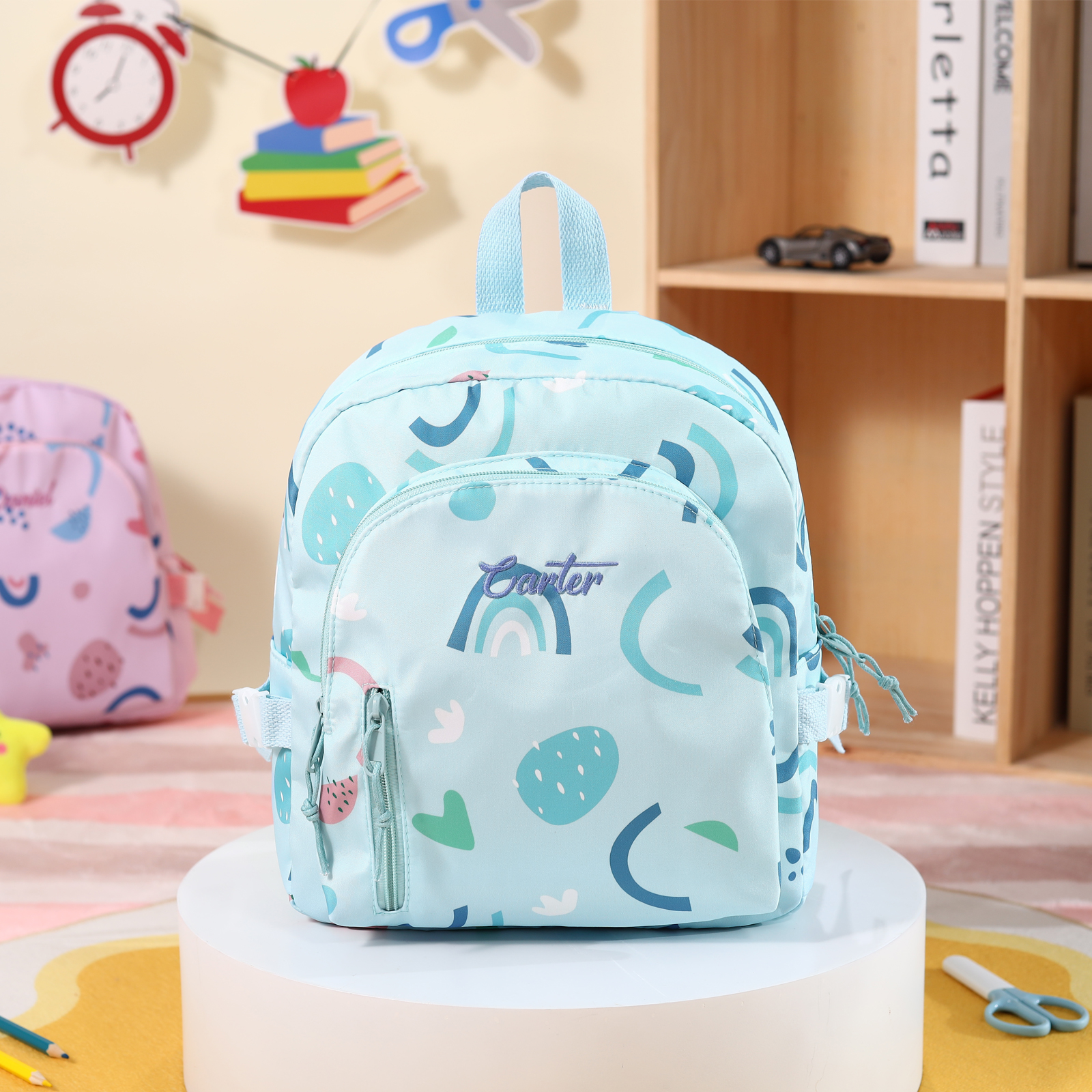 [Copy]Personalised Star Backpack with 1 Custom Name and Colour, 5 Colours | Jessemade