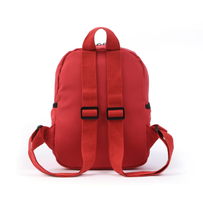 Personalised Kids Backpack with Custom Name & Teddy Bear – Flower & Heart Wool Patches School Bag Gift for Kids | Jessemade