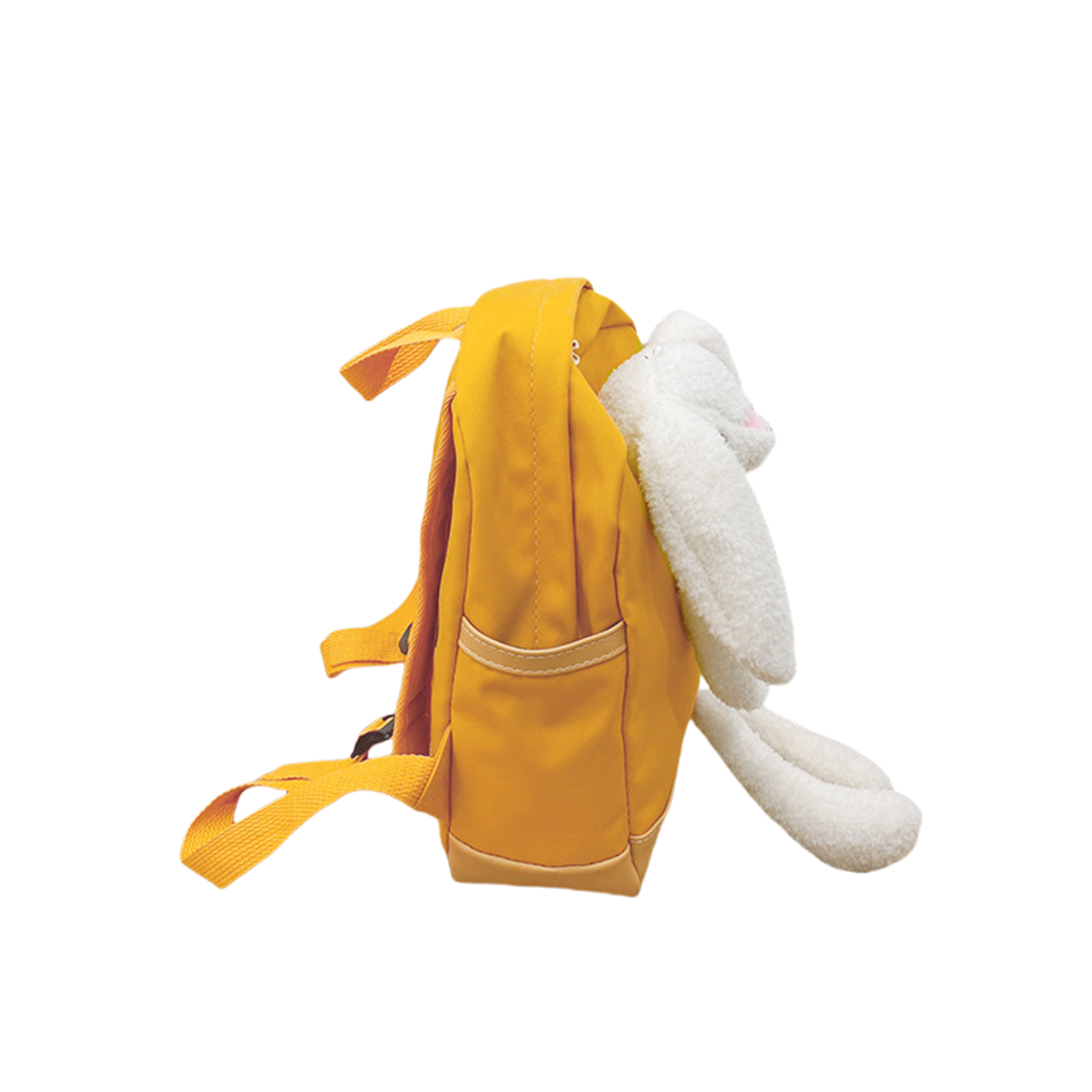 Personalised Children’s Backpack with Plush Bunny – Custom Name Kids’ Rucksack School Bag – Back to School Gift | Jessemade