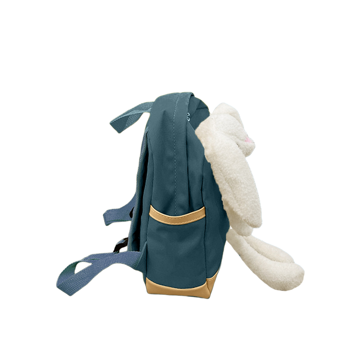 Personalised Children’s Backpack with Plush Bunny – Custom Name Kids’ Rucksack School Bag – Back to School Gift | Jessemade