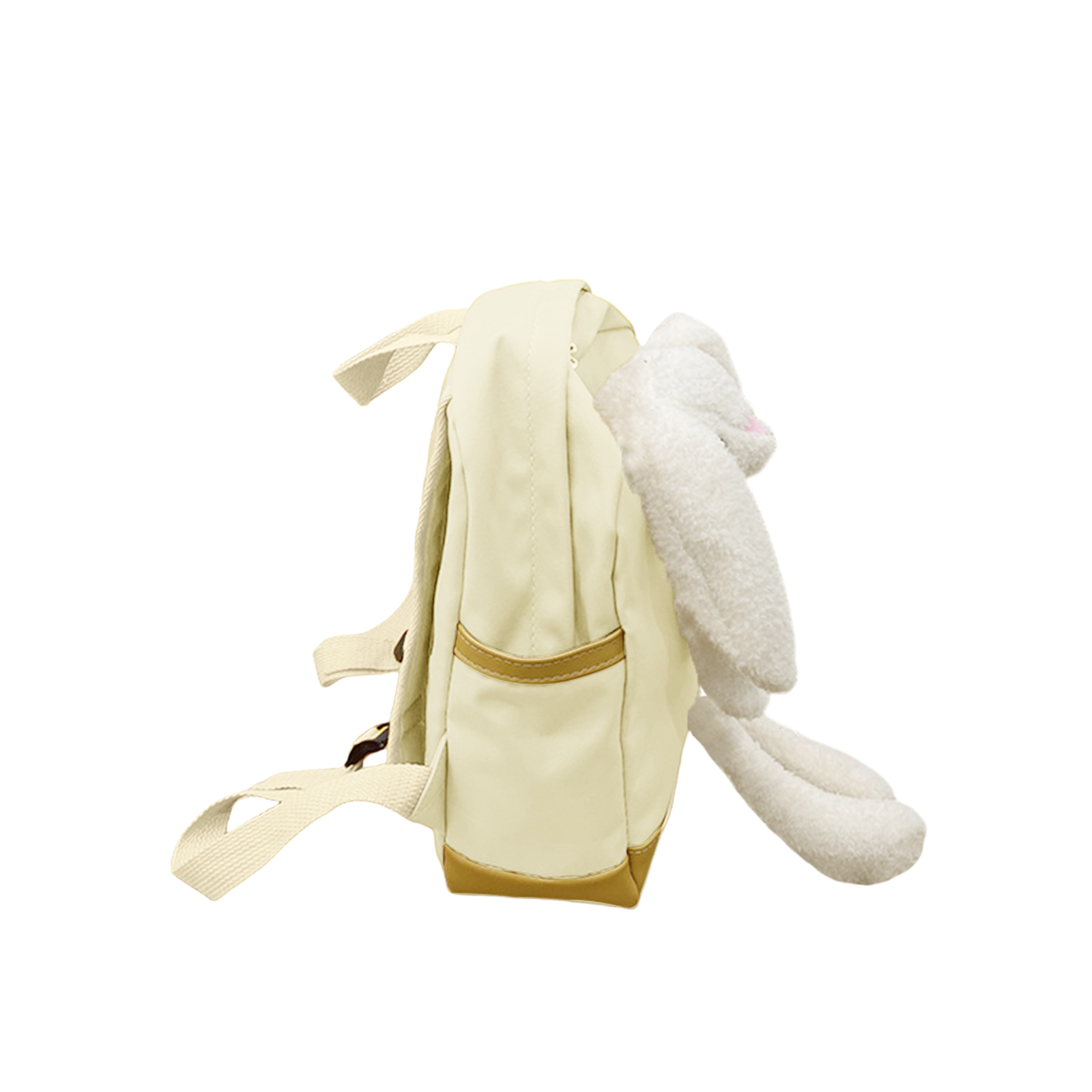 Personalised Children’s Backpack with Plush Bunny – Custom Name Kids’ Rucksack School Bag – Back to School Gift | Jessemade