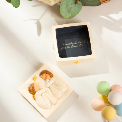 Personalised Friendship Memory Storage Box – Custom Resin Keepsake Gift for Girls | Jessemade