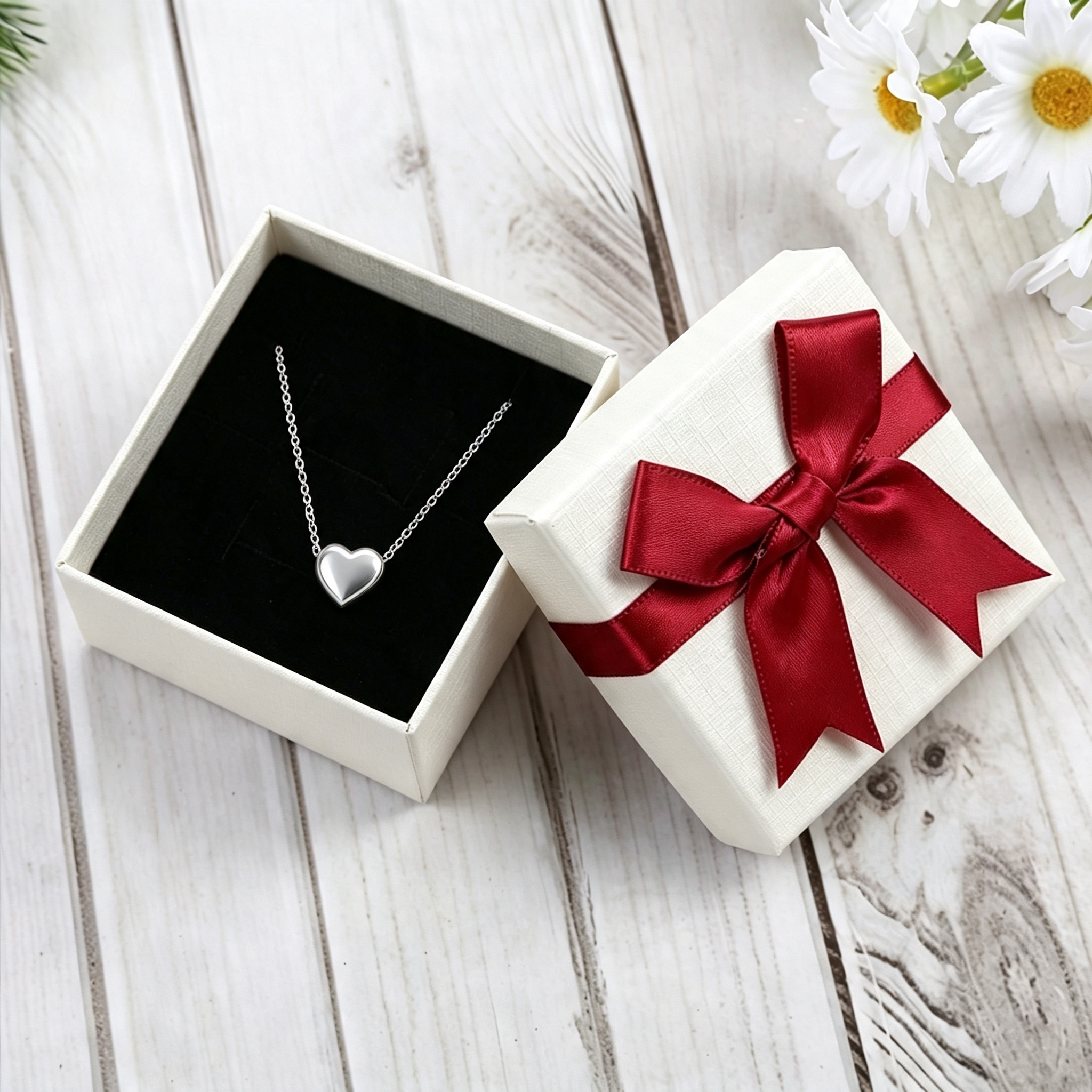 Heart Necklace for her Gift Set