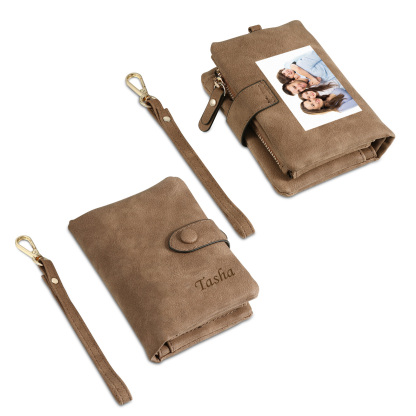 Personalised Women's Wallet Custom Photo & Name & Text Women's Folding Wallet for Her | Jessmade