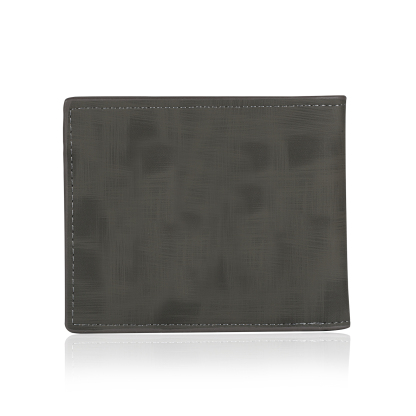 Personalized Custom Name Leather Men's Wallet Custom Name Folding Wallet for Dad