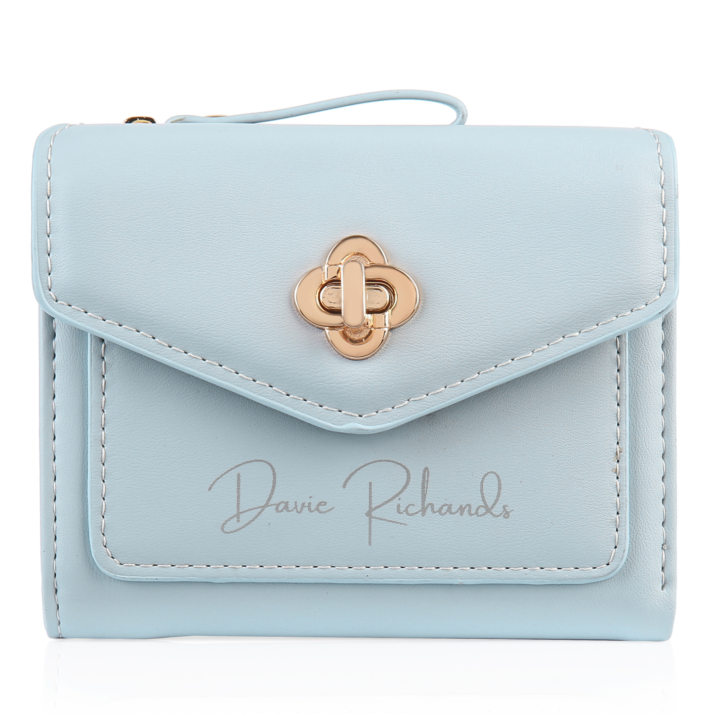 Personalized Photo and Text PU Leather Button Wallet Coin Purse Three Colors Available Gift for Her