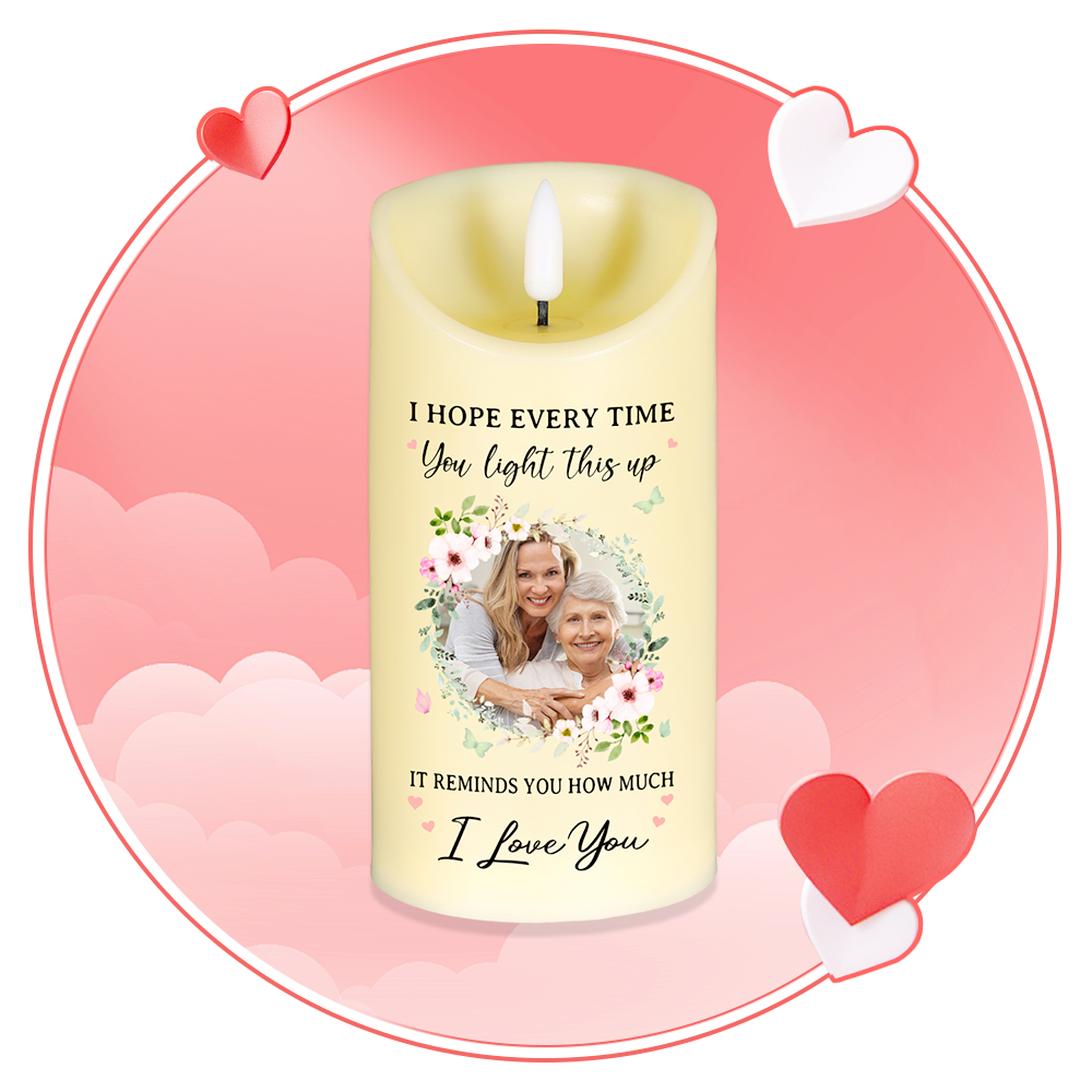 For Mum-Led Candle