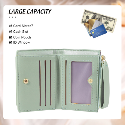 Personalized Women's Wallet Custom Name and 2 Text Leather Wallet for Her | Jessmade