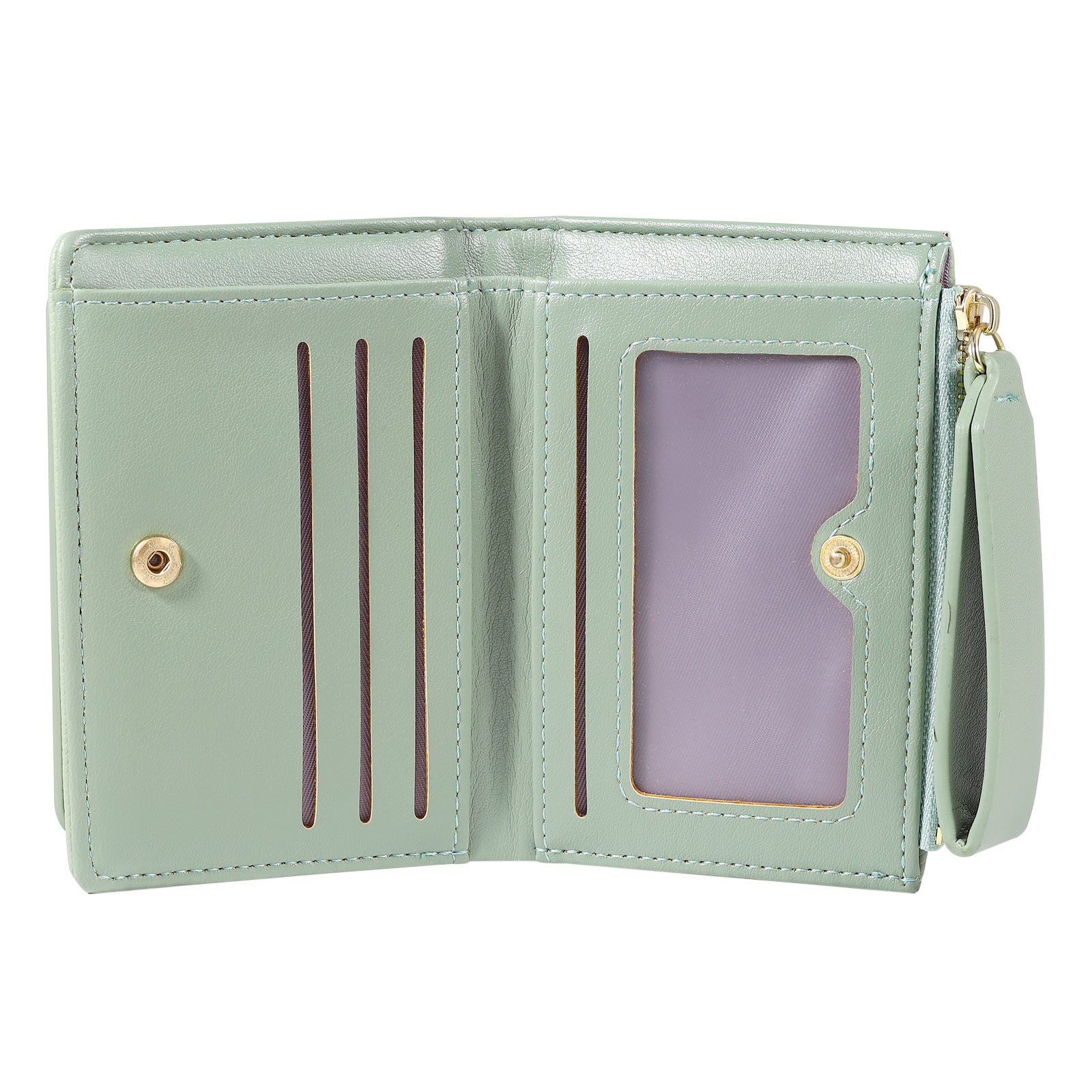 Personalized Women's Wallet Custom Name and 2 Text Leather Wallet for Her | Jessmade