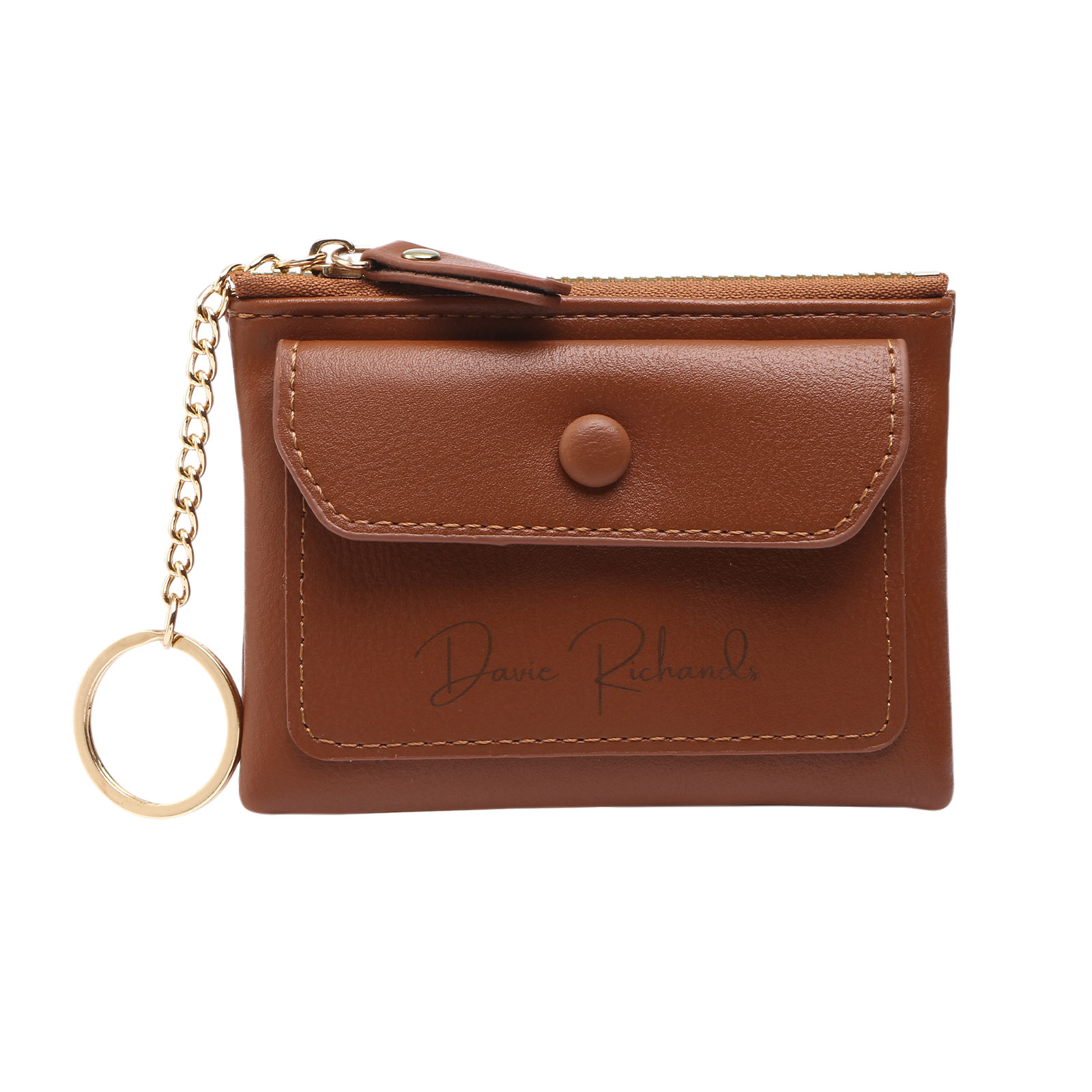 Personalised Women's Wallet Custom Name and Photo Leather Zipper Wallet for Her | Jessmade