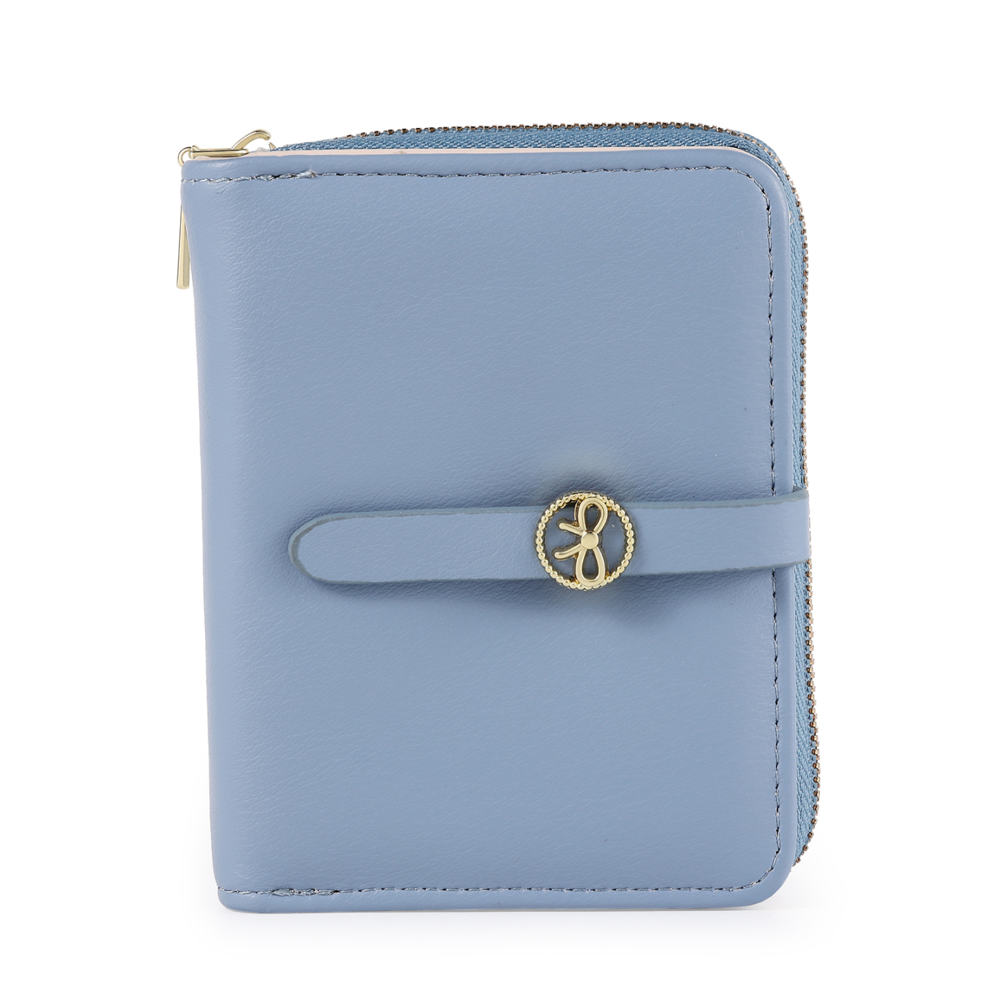 Personalised Leather Wallet Engraved Photo Short Wallet, Custom Text Folding Wallet Gifts For Her | Jessemade