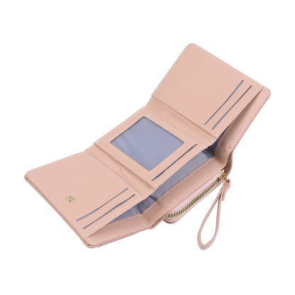 Personalised PU Leather Short Purse, Engrave Photo Folding Wallet Gifts For Her | Jessemade