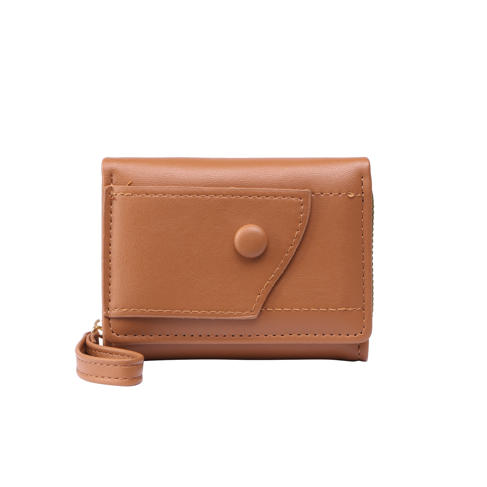 Personalised PU Leather Short Purse, Engrave Photo Folding Wallet Gifts For Her | Jessemade