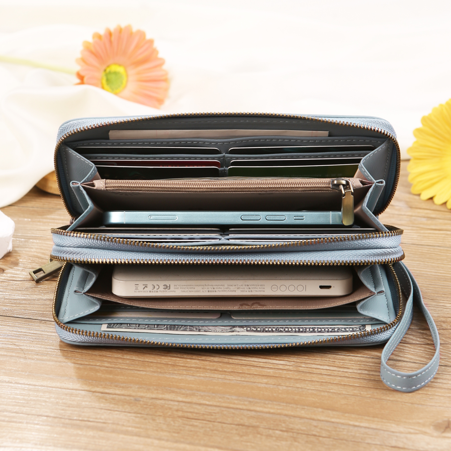 Personalised Women’s Wallet with Custom 1 Photo and 1 Text - Meaningful Gift for Her | Jessemade