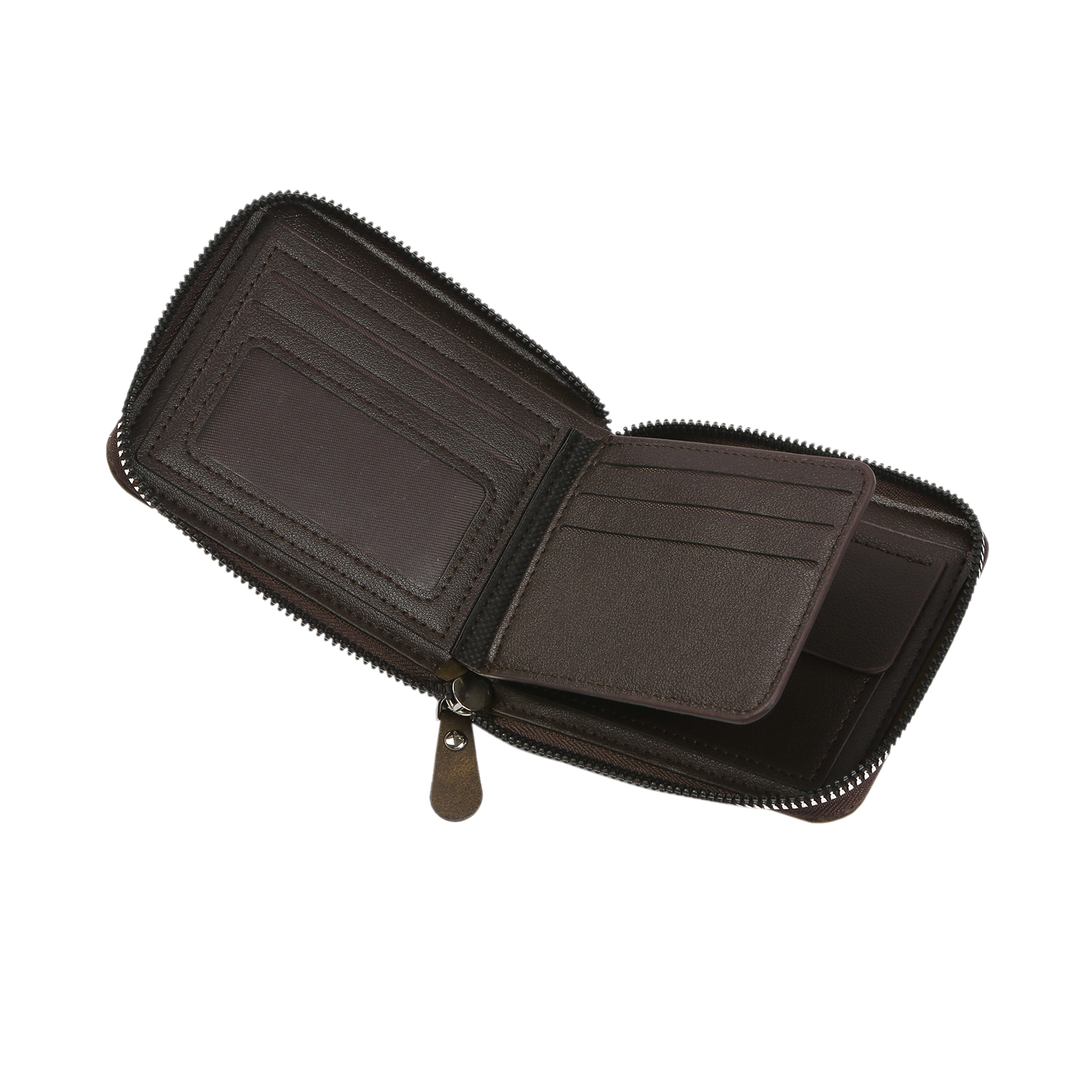 Personalised Engraved Photo Wallet for Men – Custom Family Gift with Zip Closure and Monogram | Jessemade