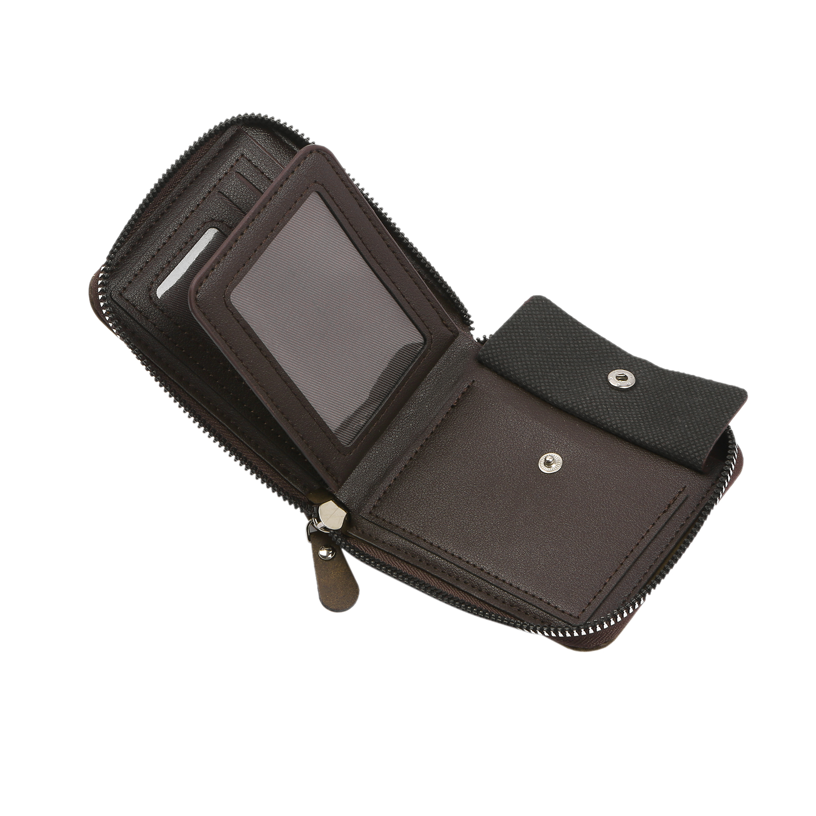 Personalised Engraved Photo Wallet for Men – Custom Family Gift with Zip Closure and Monogram | Jessemade