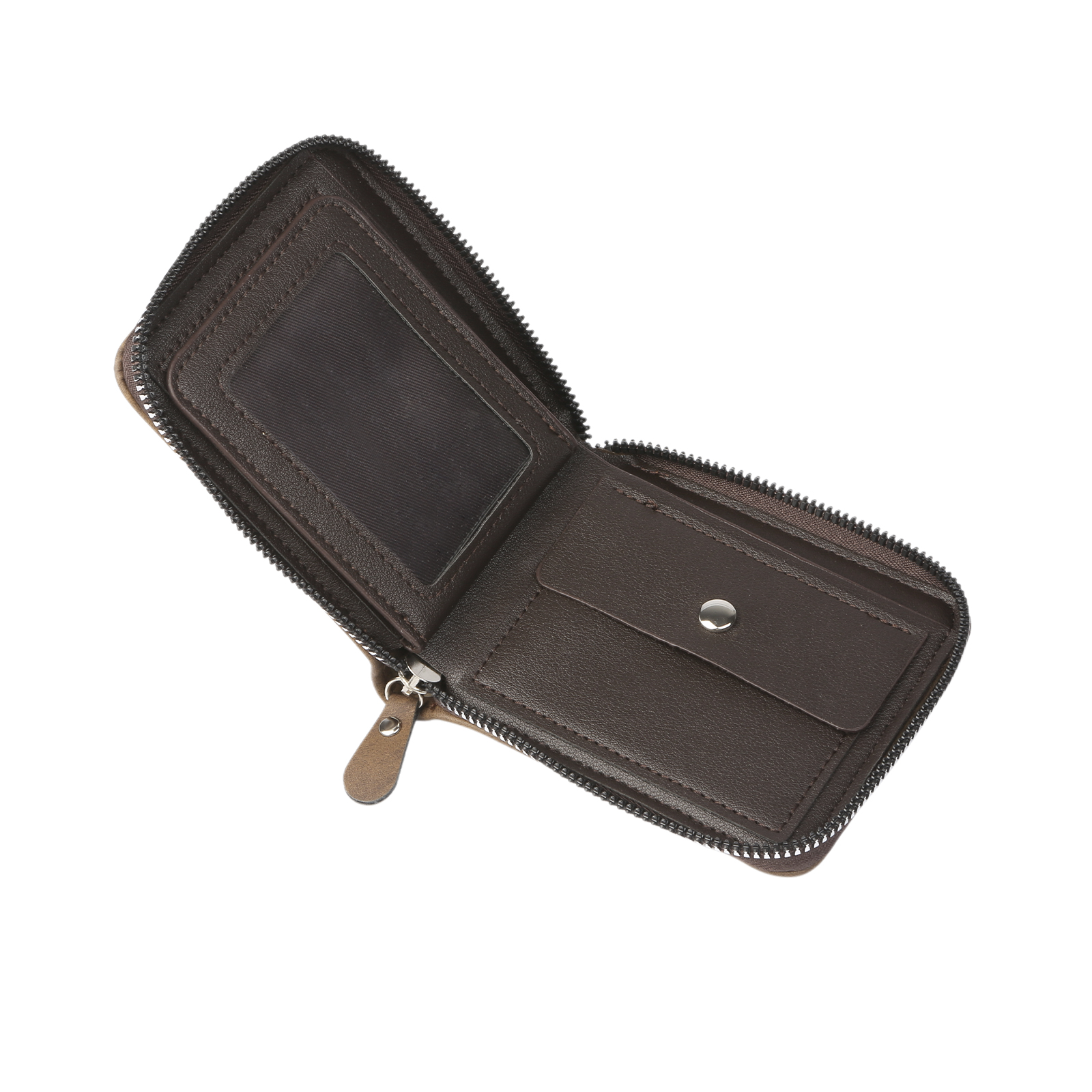 Personalised Leather Men's Wallet with Photo and Name Engraving – Gift for Dad/Husband | Jessemade