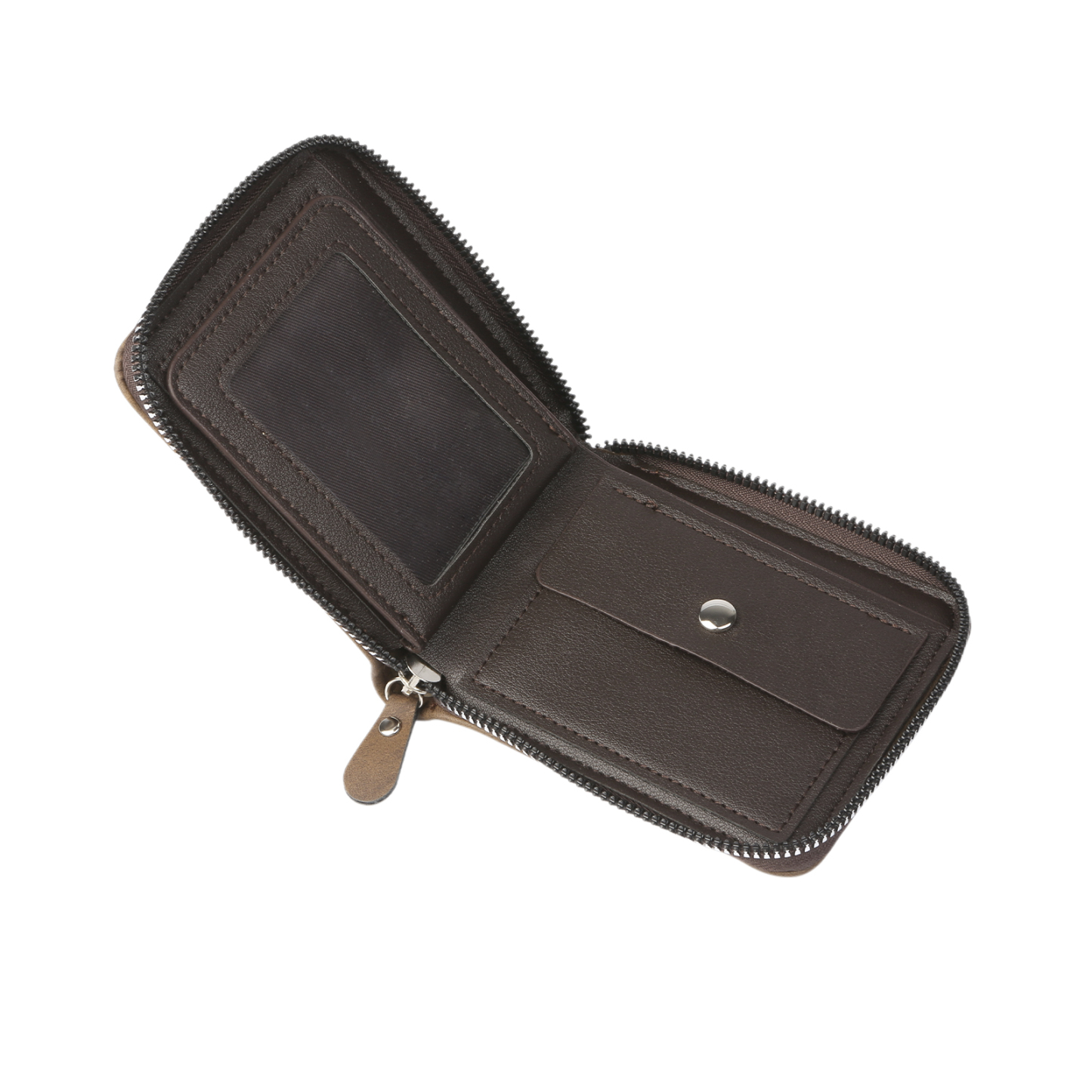 Personalised Leather Men's Wallet with Photo and Name Engraving – Gift for Dad/Husband | Jessemade