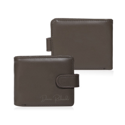 Personalised Wallet for Men with Name – Premium PU Leather Wallet with Coin Pouch – Ideal Father’s Day Gift | Jessemade