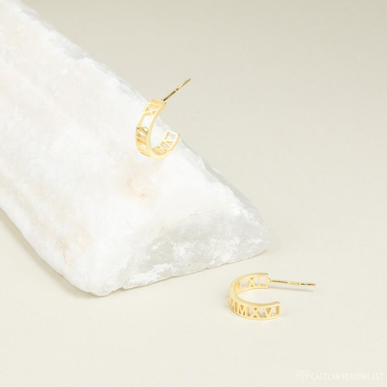 Personalised Name Custom Earrings Simple Stylish Gifts for Her