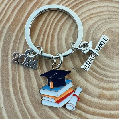 2024 Bachelor's Cap Keyring Graduation Gift
