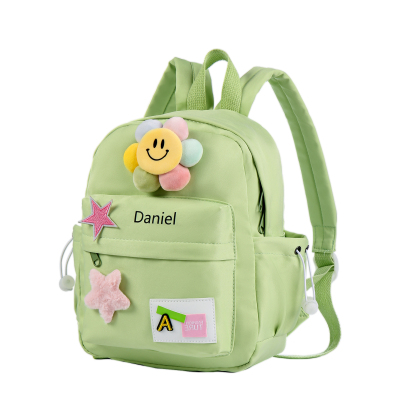 Personalised Nylon Polyester Children's Custom Name Backpack Back to School Gift