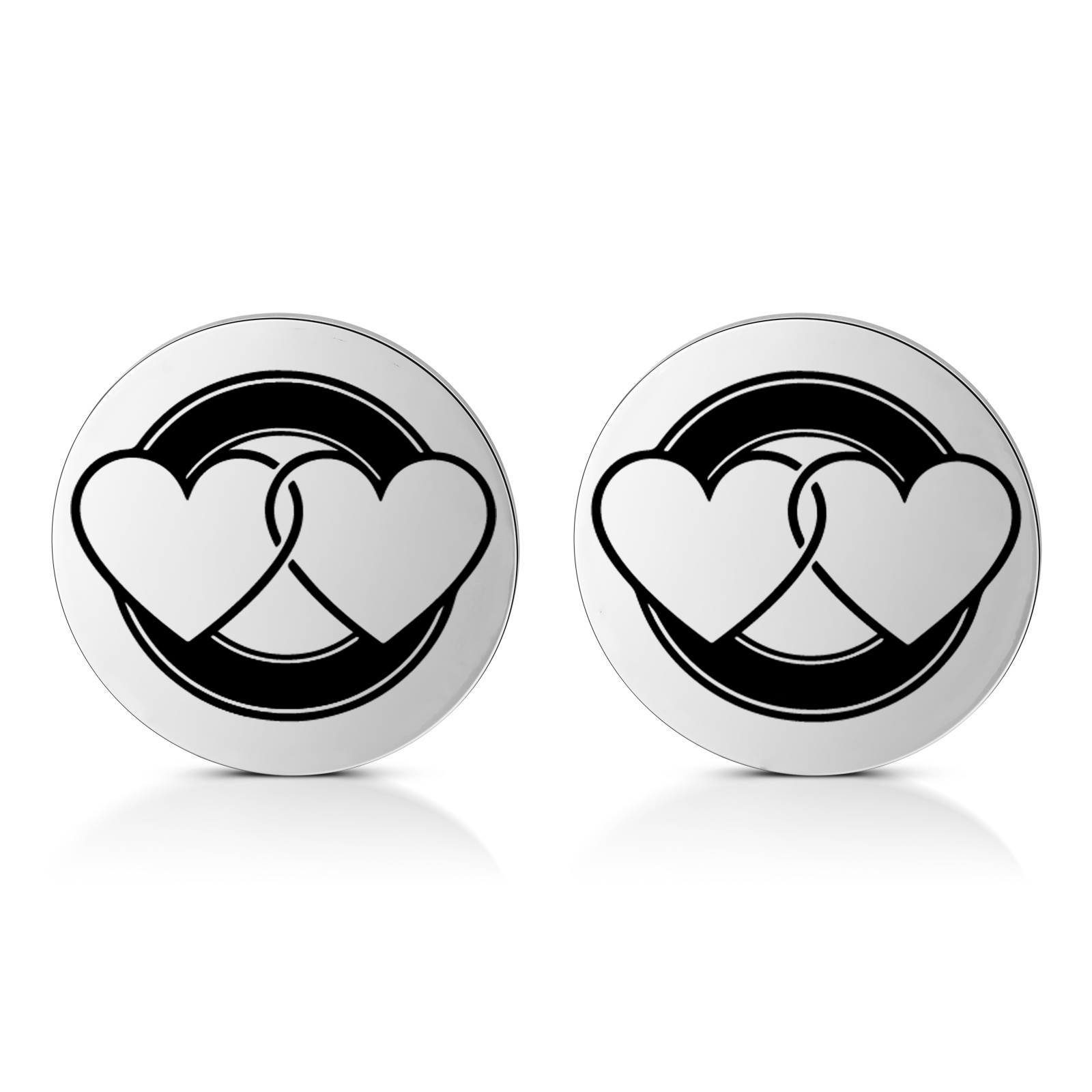 2 PCS Personalized Name Stainless Steel Couple Coin Custom Anniversary Special Gift