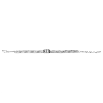 4 Names - Personalised Name Stainless Steel Men's Bracelet Great Gift for Him