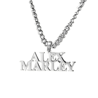 Personalised Necklace Custom 2 Names Necklace Gift For Women