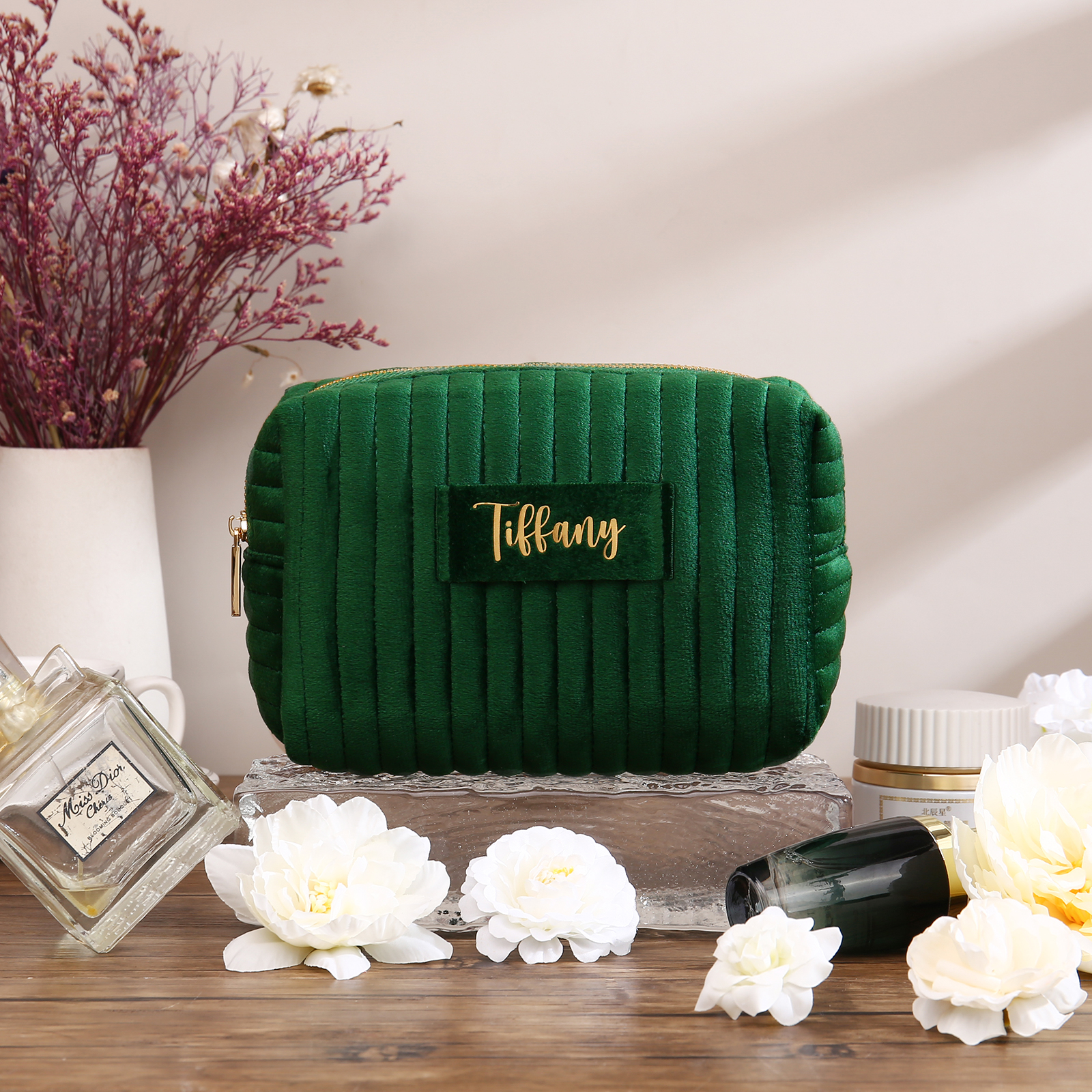 Cosmetic Bag-Personalised Name Customized Cosmetic Bags In