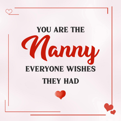 Jessemade UK Nanny Warm Gift Card, Special Card for Nanny 0.99
