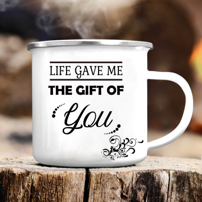 To My Bonus Daughter Mug Set With Gift Box Christmas Birthday Gift Ceramic Coffee Mug for Daughter