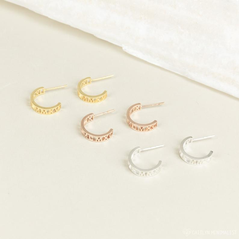 Personalised Name Custom Earrings Simple Stylish Gifts for Her