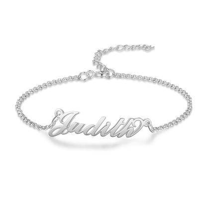 Personalised Bracelet Custom 1 Name Bracelet Gift For Women