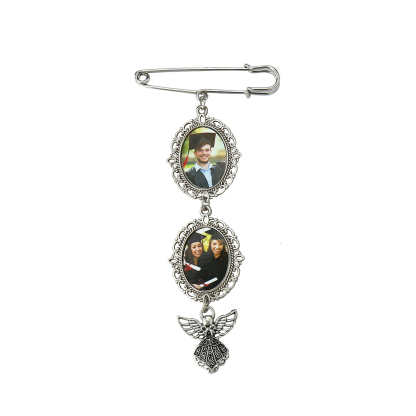 Personalised Photo Brooch, A Special Graduation Gift For Him