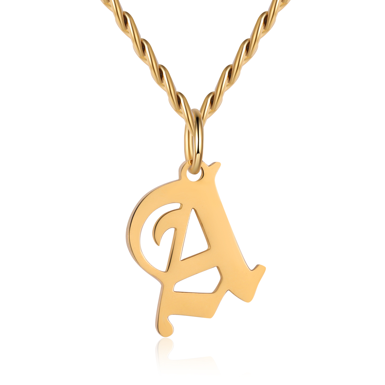 Personalised Letter Necklace Classic Jewelry Gift For Her