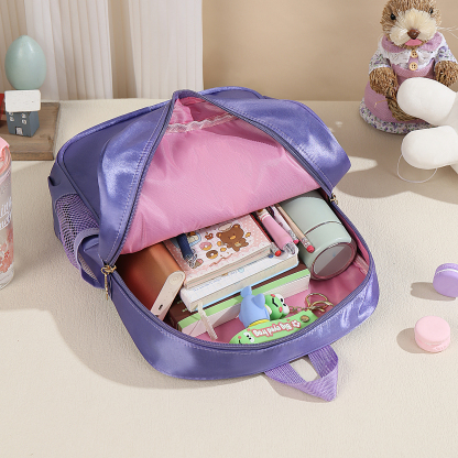 Personalised Name Band Princess Dress Accessories Satin Children Backpack Back To School Gift
