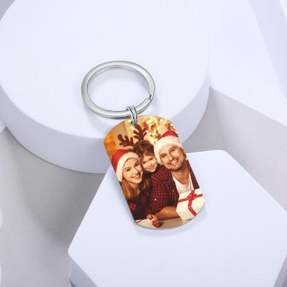 Personalized Keyring Engraved Photo Keyring Gifts For Her