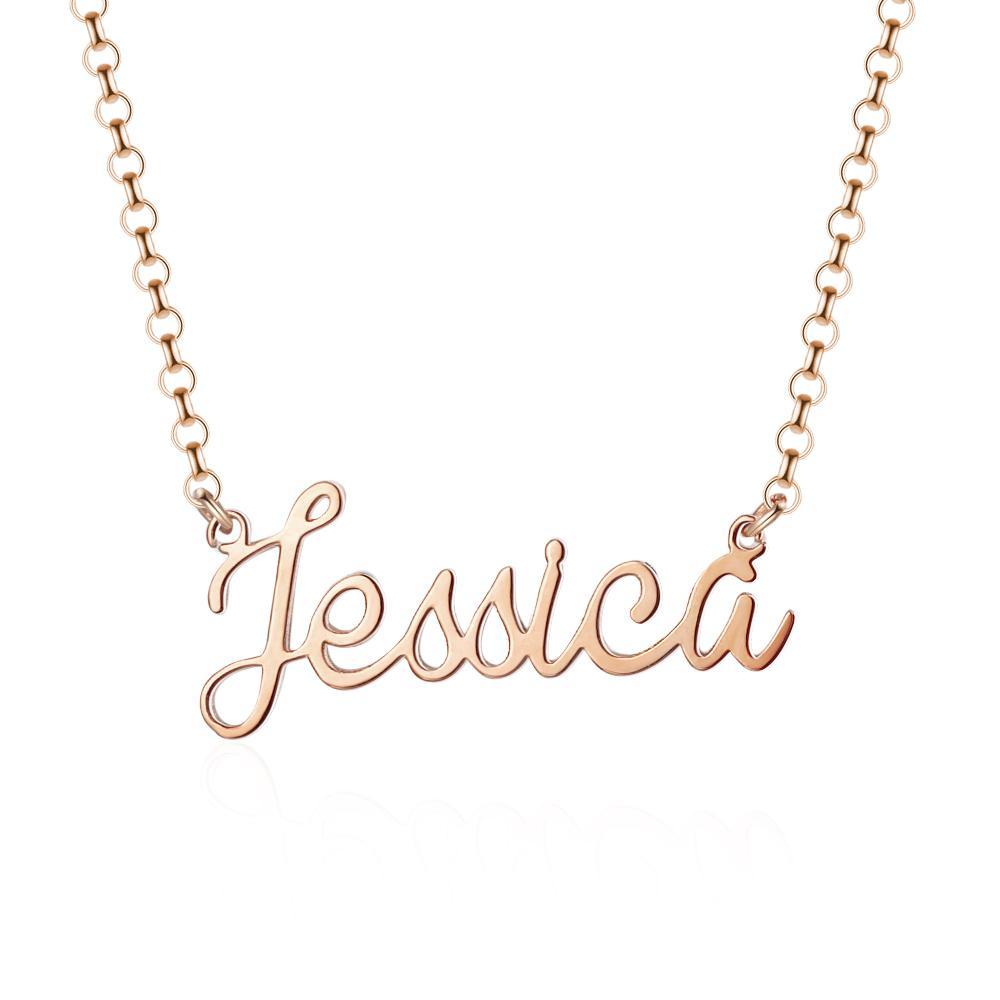 Personalised Necklace Romatic Valentine's Gifts Charm Tiny Necklace