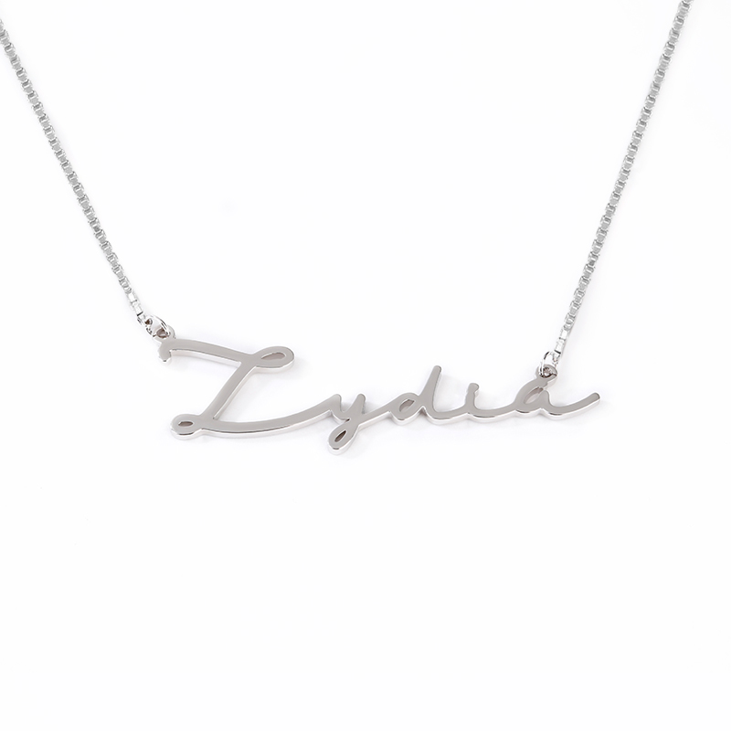 Personalised Necklace Custom 1 Name Necklace Gift For Her
