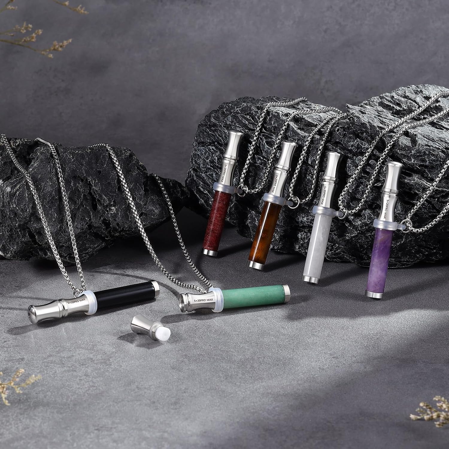 Breathe Free Necklace Tiger’s Eye Stone Breathing Necklace