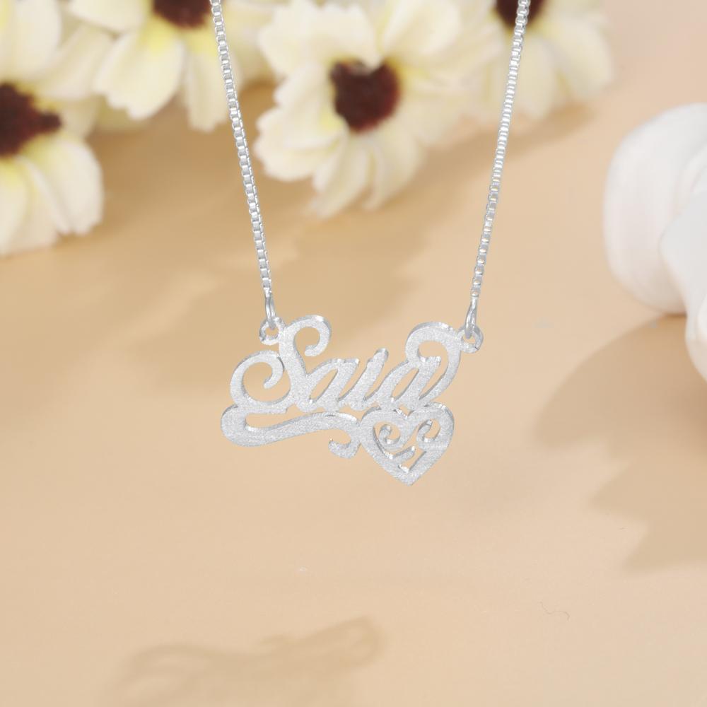 Personalised Necklace Custom 1 Name Necklace Gift For Women