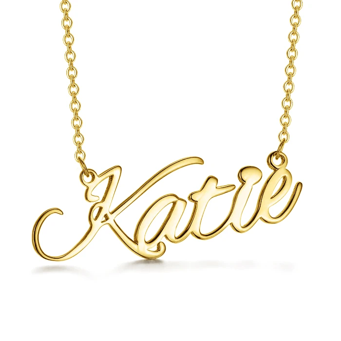 Personalised Necklace Custom 1 Name Necklace Gift For Women