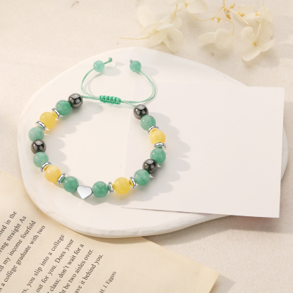 Colorful Crystal Beaded Bracelet, Back To School Gift For Daughter