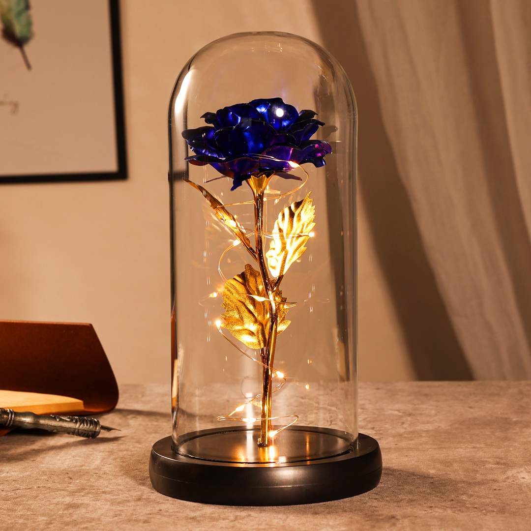 Eternal Glass Dome Rose Night Light Valentine's Day Gifts For Her