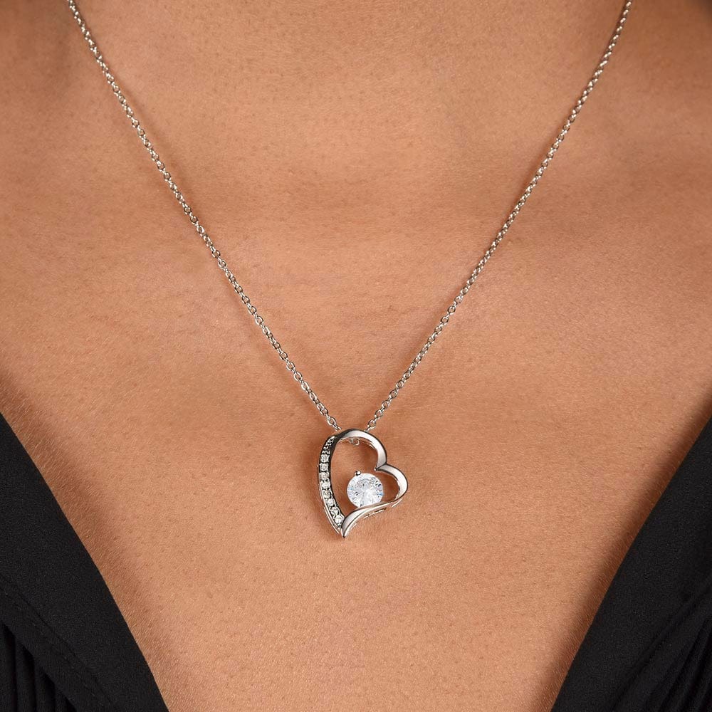 Heart Shaped Women's Necklace with "To My Wife" Message - Valentine’s Day Gifts for Wife | Jessemade