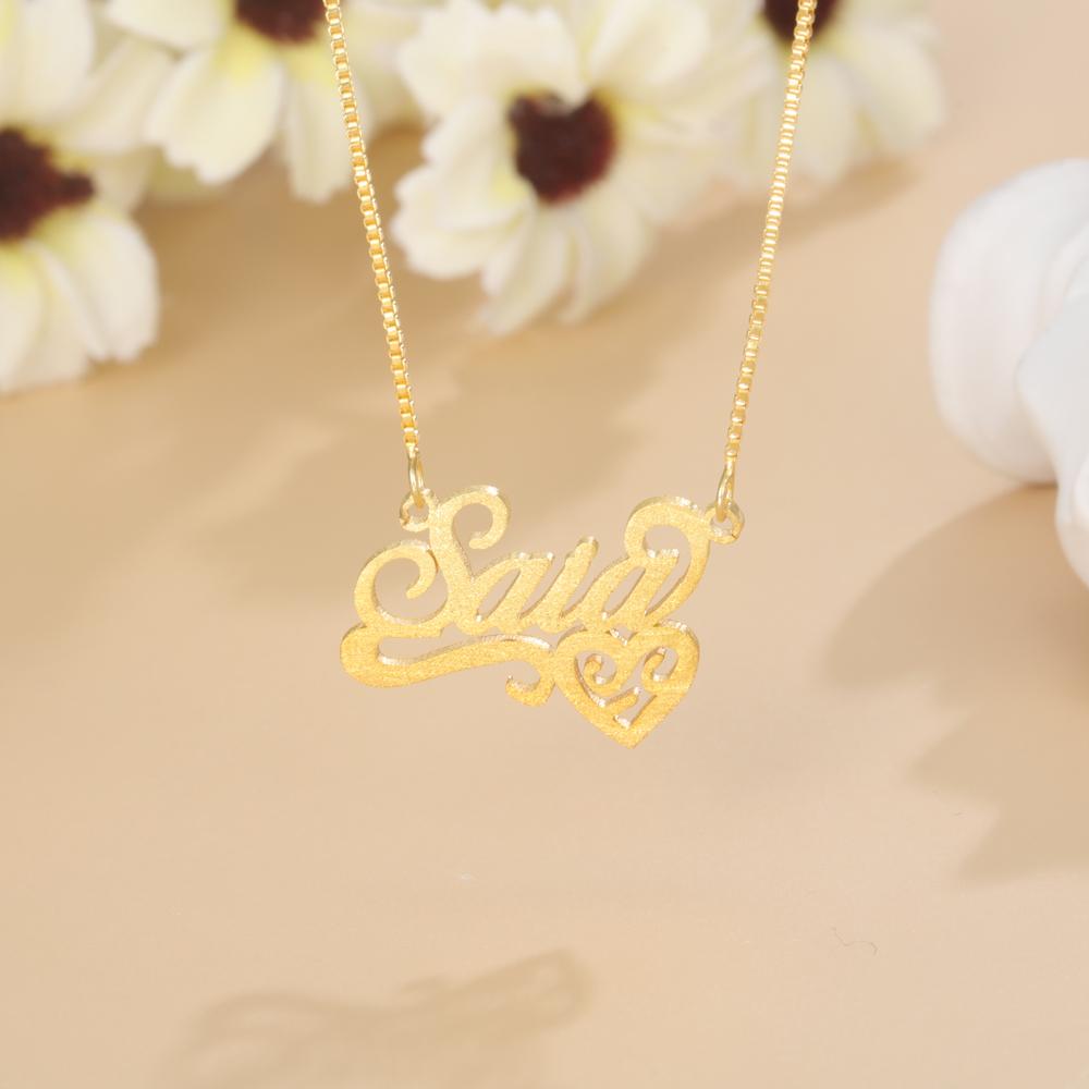 Personalised Necklace Custom 1 Name Necklace Gift For Women