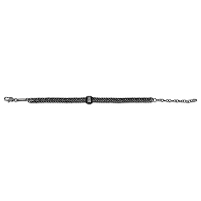 2 Names - Personalised Name Stainless Steel Men's Bracelet Great Gift for Him
