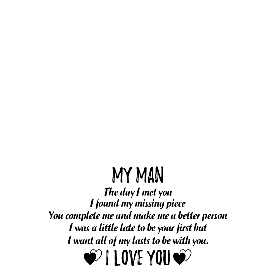 Warm Gift Card, Special Card for Man/Husband