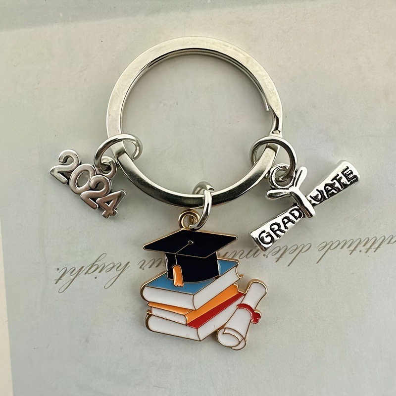 2024 Bachelor's Cap Keyring Graduation Gift